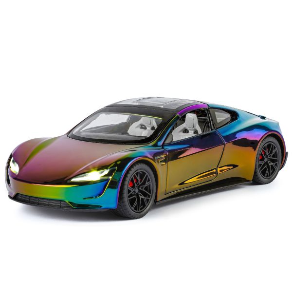 (STOCK)XINHAODI 1:24 TESLA ROADSTER LIGHT&MUSIC